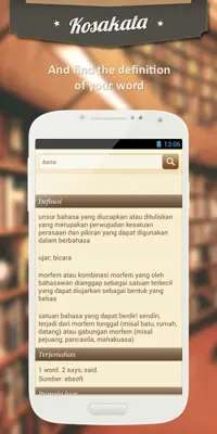 Kosakata android App screenshot 0